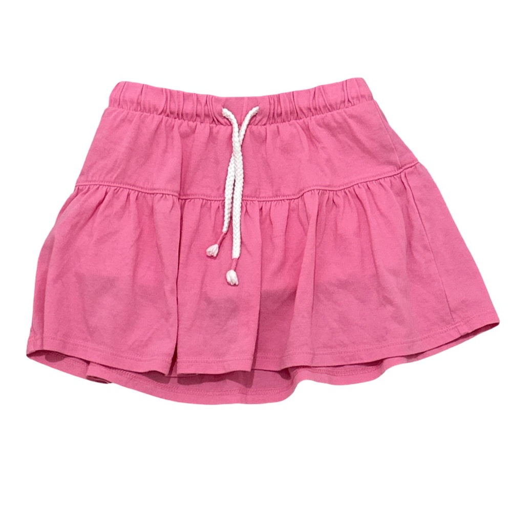 Cat & Jack Pink Tiered Skort with Built-In Shorts Size 5T
